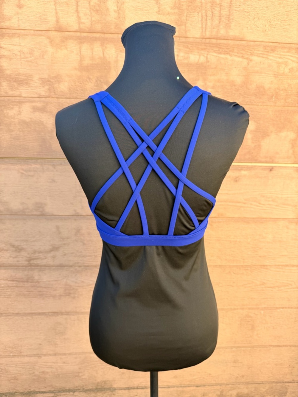 lululemon athletica Strappy Back Sports Bra - Bright Blue - Picture 8 of 10